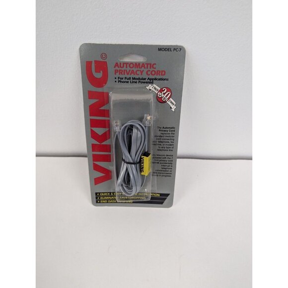 New Viking PC-7 7ft Automatic Privacy Modular Cord Teleguard - Picture 1 of 4